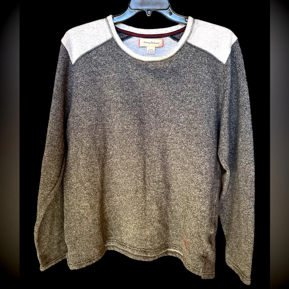 TOMMY BAHAMA Men's Gray Lounge Shirt Style 229901 SZ XL